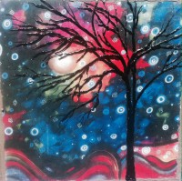 3D Cosmic Forest         11"x 11"         